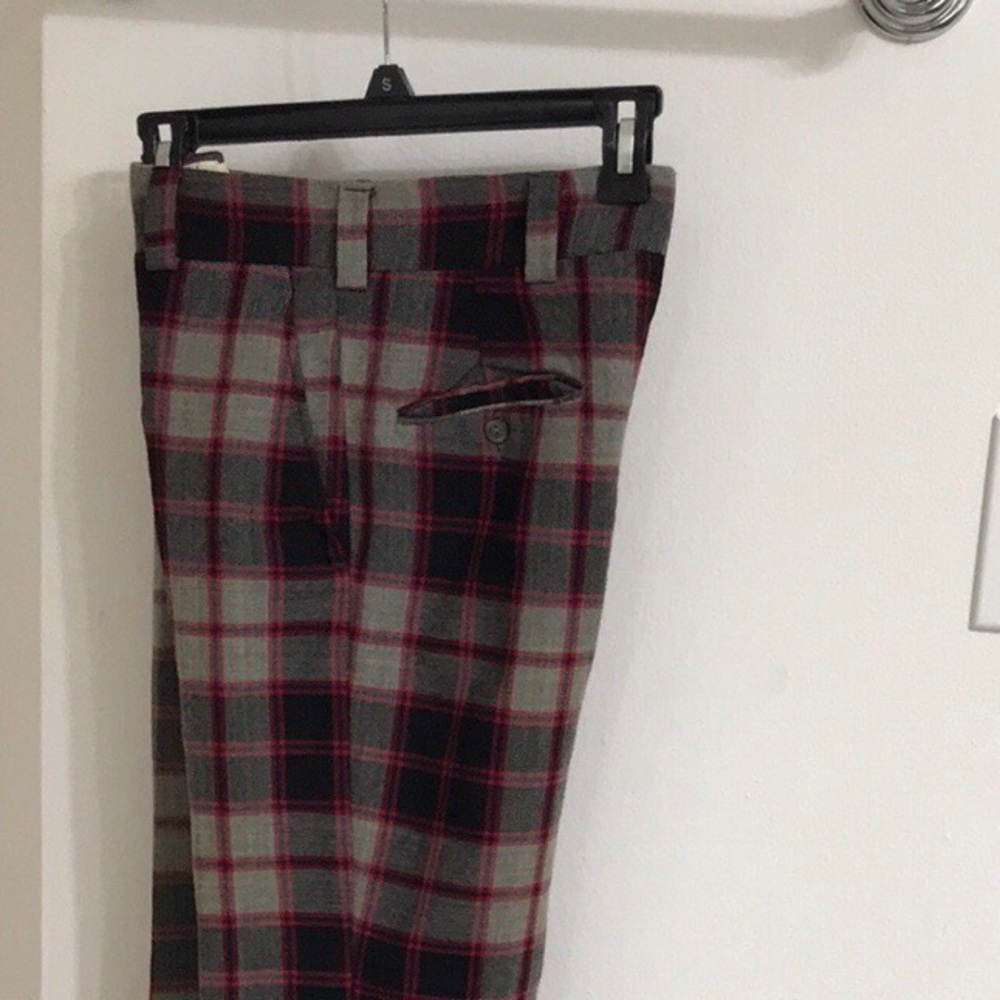 Unisex Plaid Pants